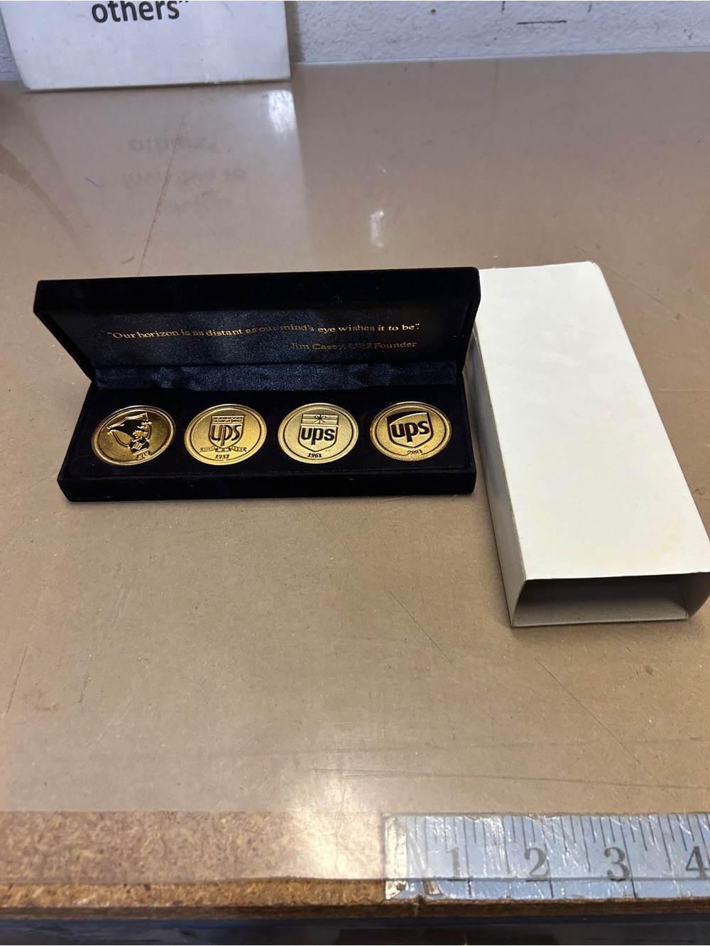 New in Box UPS collectors golden coin set - Picture 4 of 6